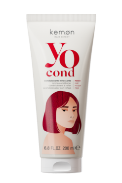 KEMON YO COND Rosso raudono spindesio suteikiantis kondicionierius 200ml