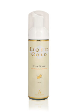 ANNA LOTAN LIQUID GOLD putos makiažui valyti su šaltalankių aliejumi, 200 ml